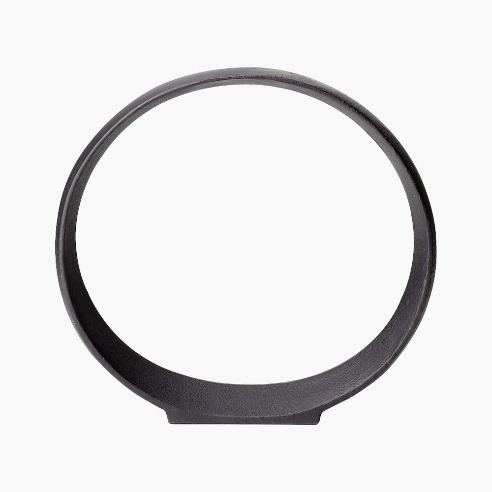 CB2 small metal ring sculpture